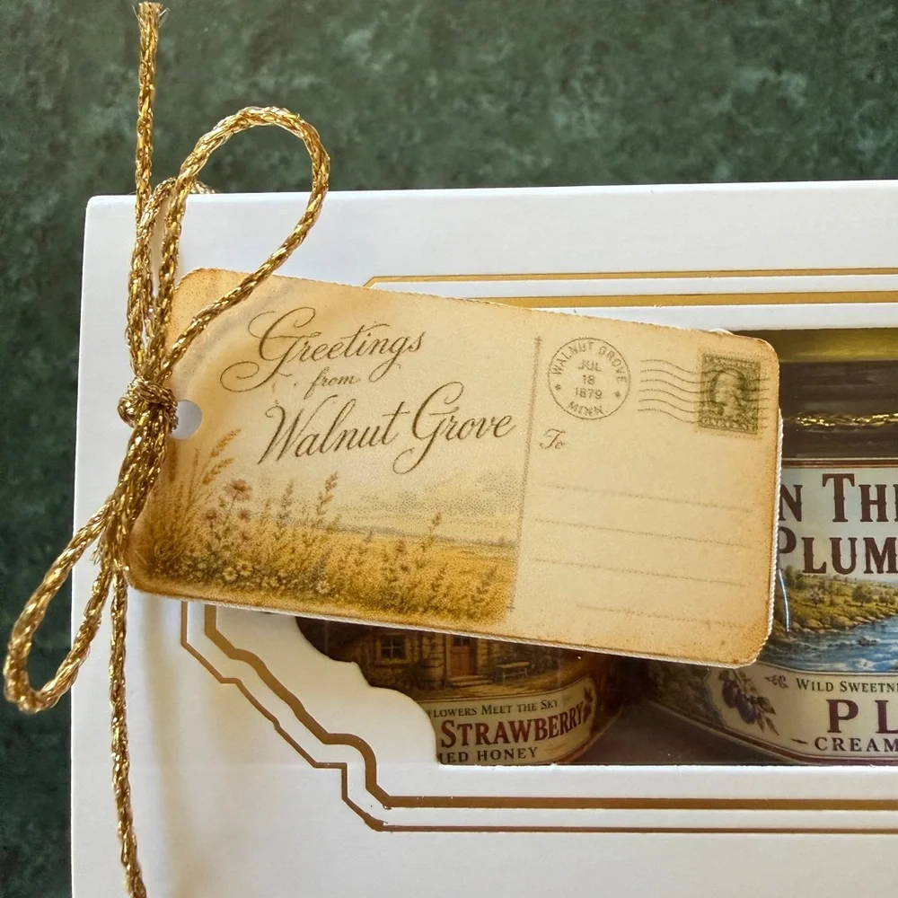 Little House On The Prairie Honey Gift Set ~ Three Jars Ready to Gift